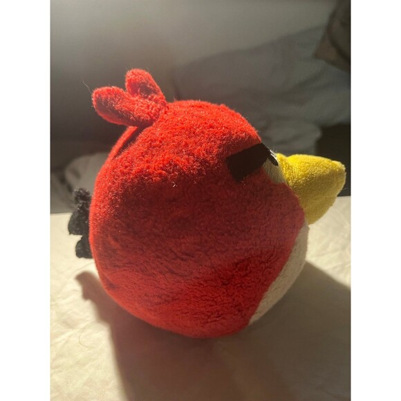 2010 Commonwealth Angry Birds Plush Stuffed Animal Toy No Sound 6" - Picture 3 of 5